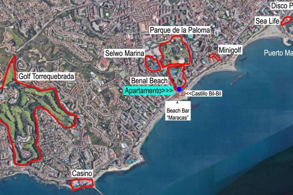 Estudio En Benalbeach, Vistas Mar, Primera Linea Playa Benalmádena Dış mekan fotoğraf